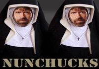 Nunchucks.