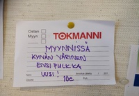 Myydään kynän värinen pulkka