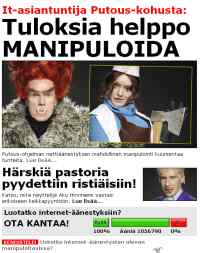 Iltalehden etusivu 18.1.2012 klo 5.36 - Onko nettiäänestyksiä mahdoton, saati edes vaikea manipuloida? :)