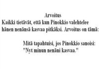 Pinokkio Arvoitus