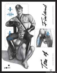 Ei homolla vaan suom... no kyllä vähän homolla tavalla - Tom of Finland postimerkit tulee myyntiin syyskuussa.