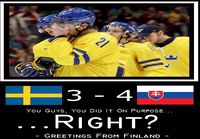 SWE - SVK