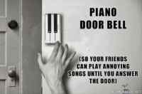 Piano door bell 