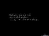 Waking up.. - Guys should know