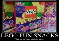 Lego snacks