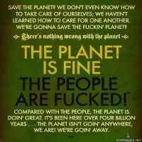 Save the planet