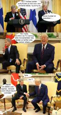 Sauli Niinistö ja Donald Trump meemikisa #2 - Kouluesitelmä - Iso T hoitaa