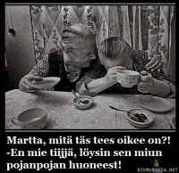 Mummot juonu erikoista teetä