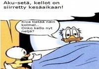 Kesäaikaan siirtyminen