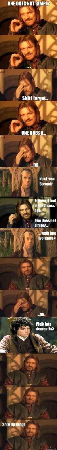 Dementia boromir  - :( 