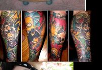 Simpsons tattoos