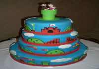 Super mario cake