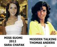 Miss Suomi 2012 - Sara Chafak - Thomas Anders