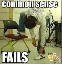 Common sense..