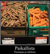 Porkkanat - Jos on paikallista ta luomua niin ihan sama miltä näyttää