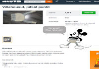 Villahousut, pitkät puntit