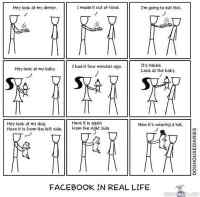 Facebook in real life