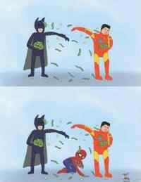 Batman VS Iron Man - Ja sitten Spiderman tulee väliin.