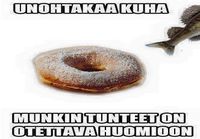 Kuha ajattelee munkin tunteita