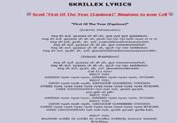 Skrillex lyrics