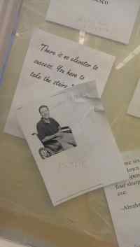 Kun juustoiset motivaatio quotet alkavat jo riittää - &quot;My school has motivational photos put up everywhere and this is a response to one of them.&quot;