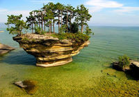 Turnip Rock, Port Austin, Michigan 