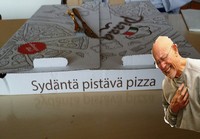 Sydäntä pistävä pizza