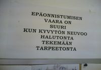 Epäonnistumisen vaara