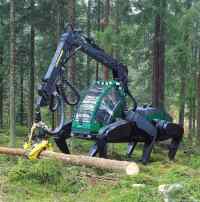 timberjack - erikoisempi harvesteri tukkijaskalta