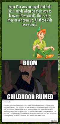 Peter Pan theory - Childhood ruined?