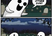 Why did the ghost cross the road?