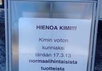 Kimin voiton kunniaksi 7% alennus