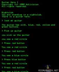 Text-adventure Guitar Hero - Text-adventure Guitar Hero