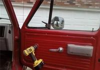 Redneck electric window.