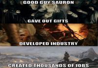 Good guy Sauron