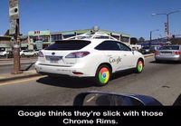 Chrome rims