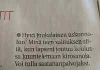 Juukalainen uskonnoton