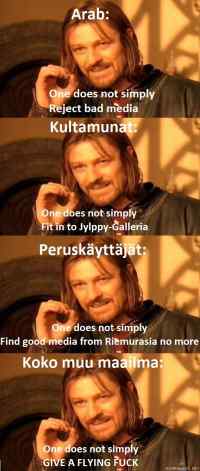 One does not simply