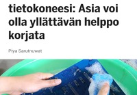 Tietokoneen kevätsiivous.