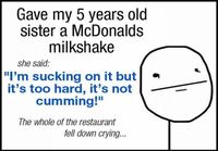 McDonalds milkshake