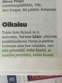 Oikaisu - Tämä on tärkeä