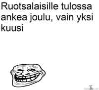 Ruotsalaisille ankea joulu