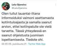 Lentopallomies hauskuuttaa - Vanha lenttismies ironisoi hauskasti Marinin tavoitettavuus kohua.