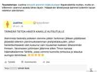 Justiinan tarina jatkuu - Justiinan tarina sai viimein jatkoa. https://www.riemurasia.net/kuva/Jatkoa-Justiinan-haakutsulle/164785 https://www.riemurasia.net/kuva/Haalahjavaatimus/164744