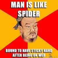 Man is like spider