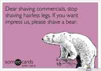 Shaving commercials