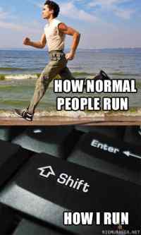 How I run