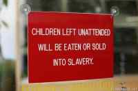 Children left unattended