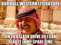 Burn all western literature!