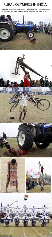 Rural olympics in India